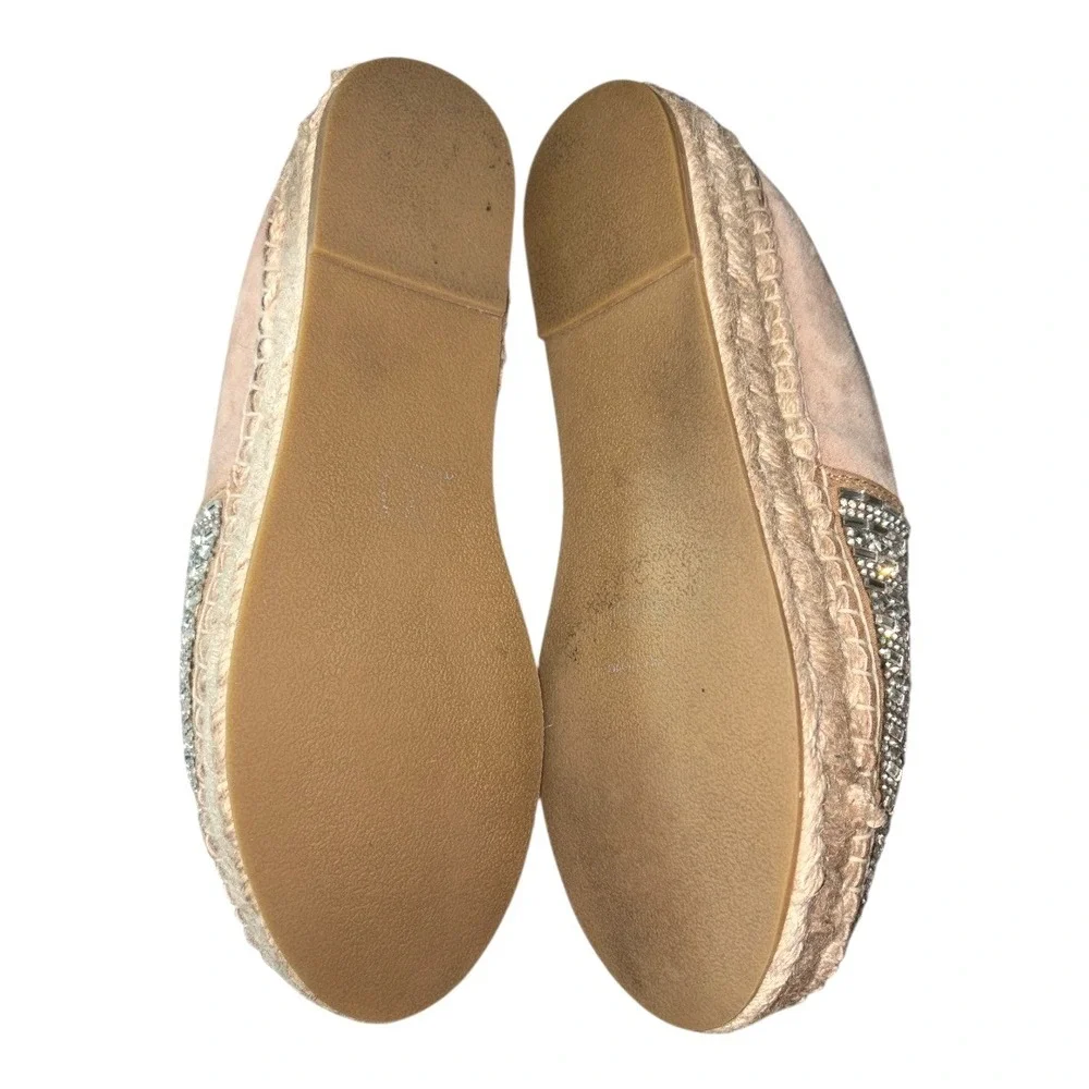 Steve Madden 7.5 Proud‎ Embellished Bling Espadrilles shoes Excellent!